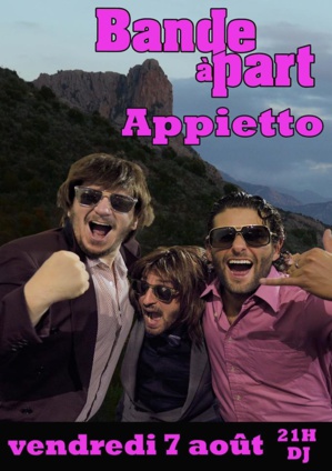 Le groupe Bande à Part à Appietto vendredi