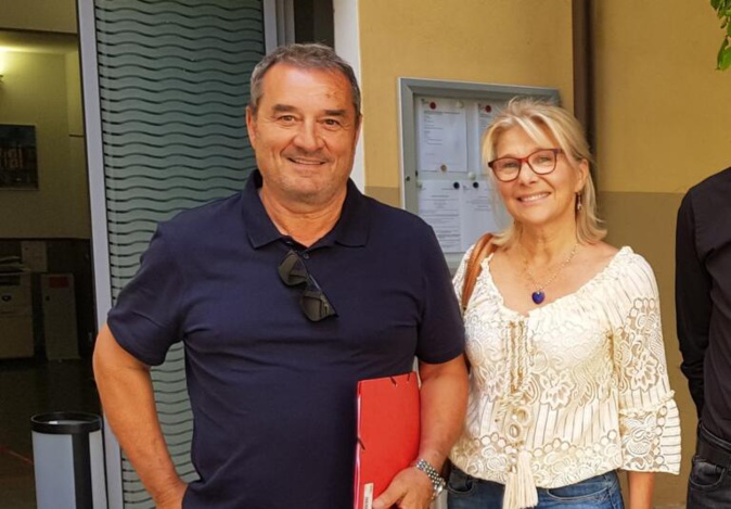 Ariane Quarena Natali avec François Filoni Ariane Quarena Natali avec François Filoni