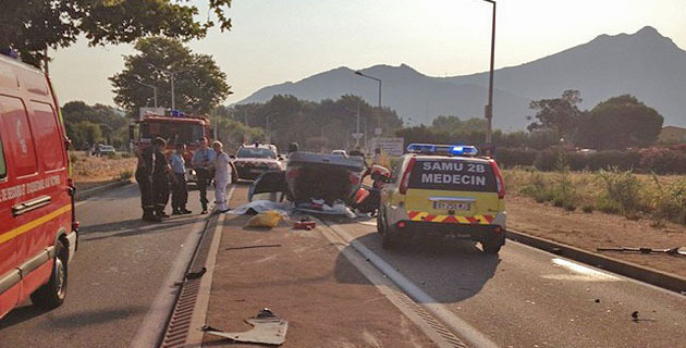 Un mort et deux blessés graves dans un accident à Algajola