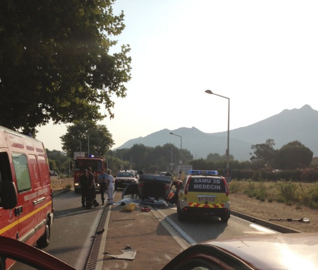 Un mort et deux blessés graves dans un accident à Algajola Un mort et deux blessés graves dans un accident à Algajola
