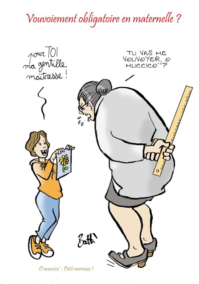 Le vouvoiement à l'école vu par Battì Le vouvoiement à l'école vu par Battì