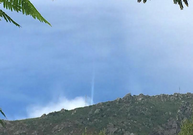 Mini-tornade au dessus de Santa Maria-di-Lota ?