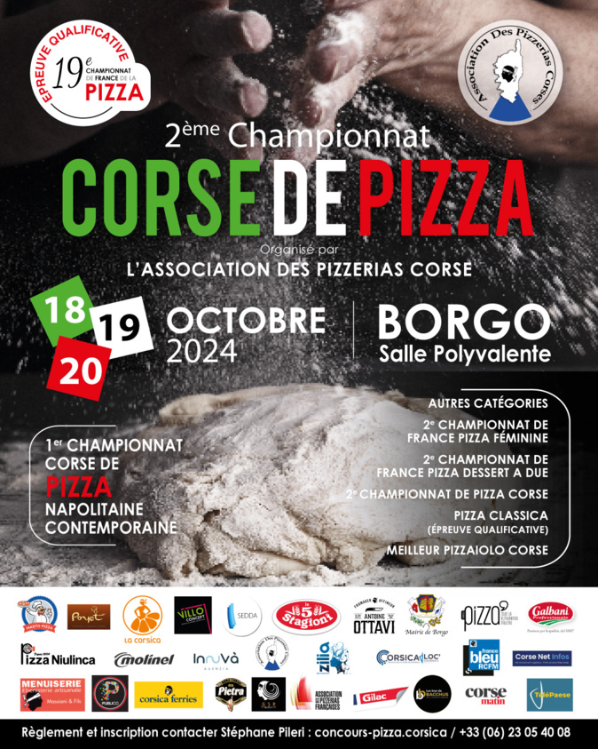 Championnat corse de pizza : les inscriptions sont ouvertes Championnat corse de pizza : les inscriptions sont ouvertes