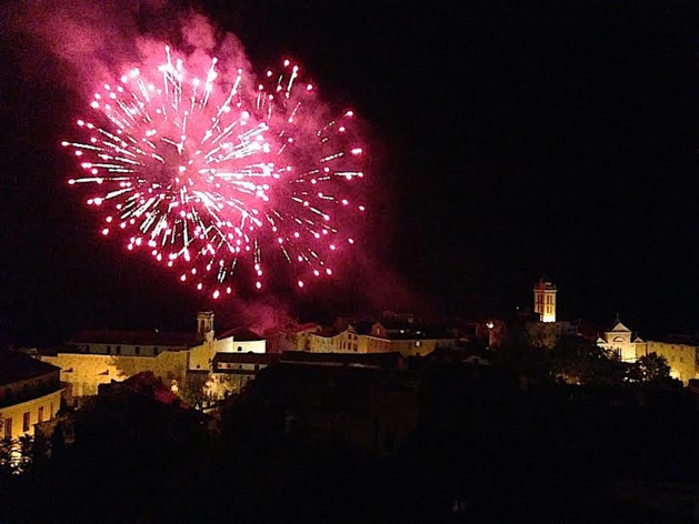Le 15-Août à Bastia : Festival pyrotechnique au-dessus de la ville