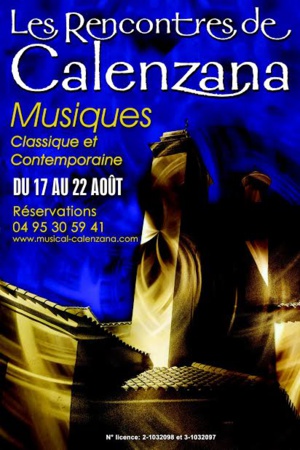 Calenzana : Musiques classique et contemporaine du 17 au 22 Août