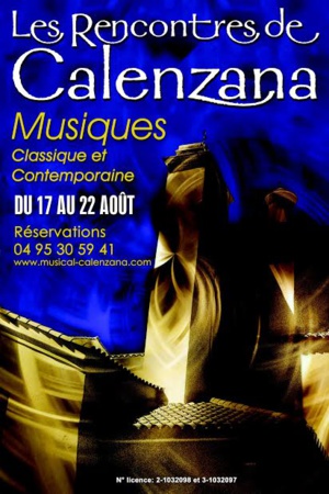 Calenzana : Musiques classique et contemporaine du 17 au 22 Août Calenzana : Musiques classique et contemporaine du 17 au 22 Août