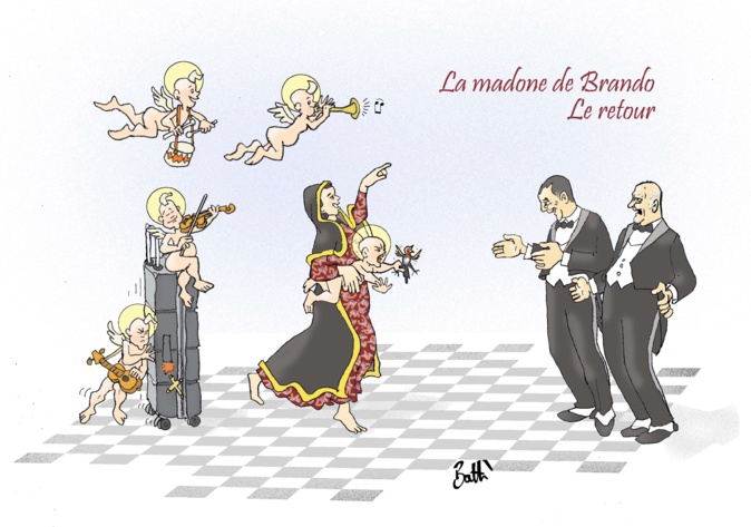 Le dessin de Battì : Madone de Brando, le retour Le dessin de Battì : Madone de Brando, le retour