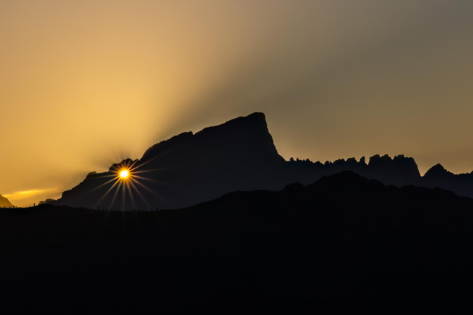 Le soleil dans le Capu Tafunatu (archives CNI) Le soleil dans le Capu Tafunatu (archives CNI)