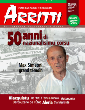 "Arriti": 50 anni di naziunalismu corsu "Arriti": 50 anni di naziunalismu corsu