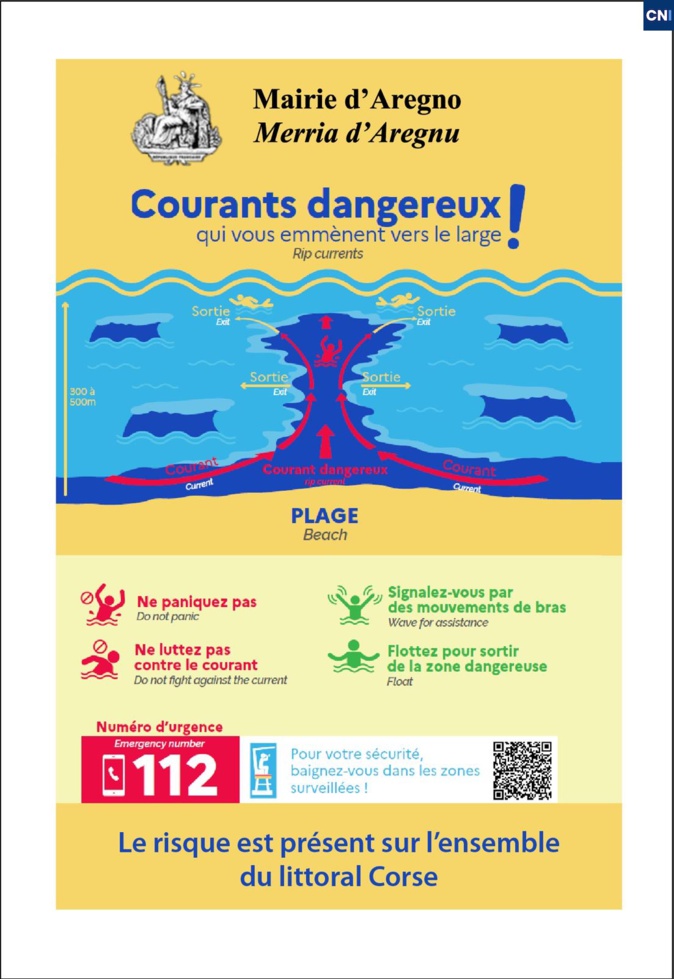 Prévention des noyades : Une nouvelle signalétique pour renforcer la sécurité sur la plage d'Algajola Prévention des noyades : Une nouvelle signalétique pour renforcer la sécurité sur la plage d'Algajola