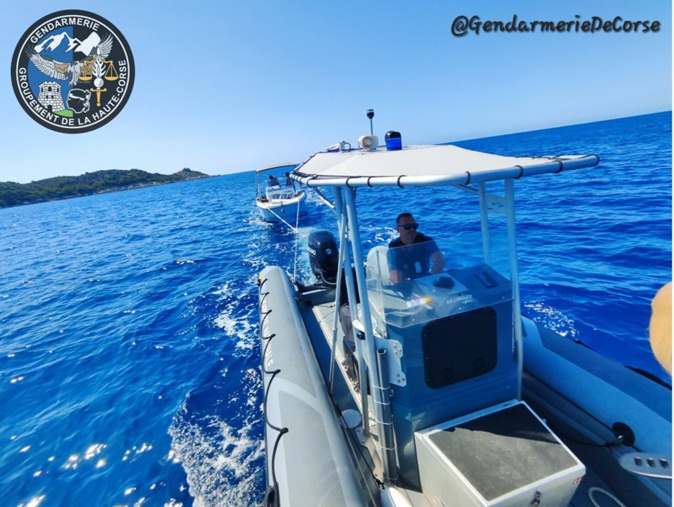 Bateau en panne dans le golfe de Saint-Florent : les gendarmes à la rescousse Bateau en panne dans le golfe de Saint-Florent : les gendarmes à la rescousse