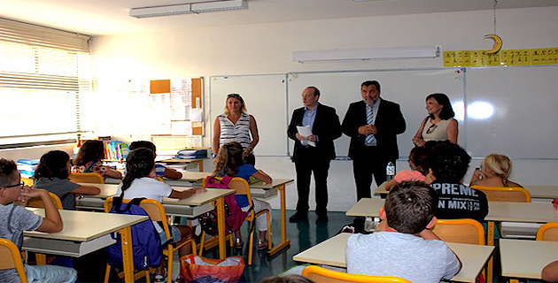 Ajaccio : Laurent Marcangeli à l’école bilingue du Loretto pour la rentrée