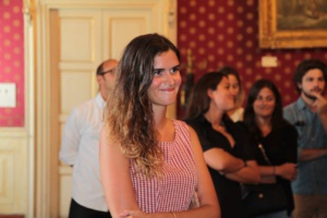 La médaille de la ville d'Ajaccio à Camille Pozzo di Borgo Prix Canson 2015 