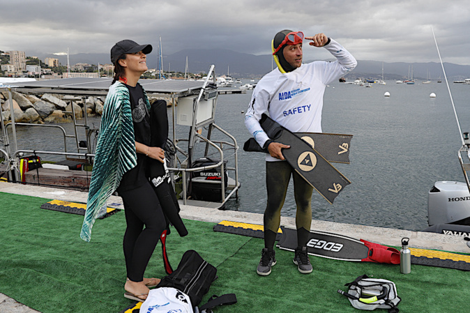 Marine Russo et Arthur Voisin. PHOTOS (PASCAL POCHARD-CASABIANCA AFP) Marine Russo et Arthur Voisin. PHOTOS (PASCAL POCHARD-CASABIANCA AFP)