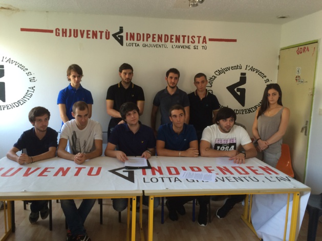 Université : Rentrée "indignée" de la Ghjuventù Indipendentista Université : Rentrée "indignée" de la Ghjuventù Indipendentista