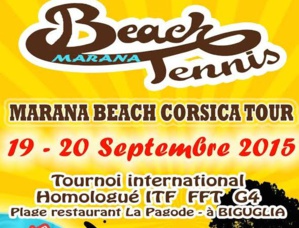 Beach tennis : Le Marana beach Corsica a débuté Beach tennis : Le Marana beach Corsica a débuté