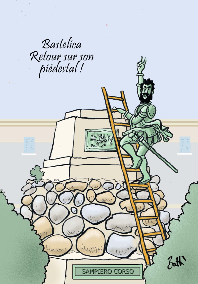 Le dessin de Battì : le retour de Sampiero Le dessin de Battì : le retour de Sampiero