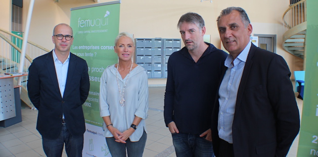 Charles Vellutini, Sandrine Leccia, Sébastien Simoni et Yves de Laroche Charles Vellutini, Sandrine Leccia, Sébastien Simoni et Yves de Laroche