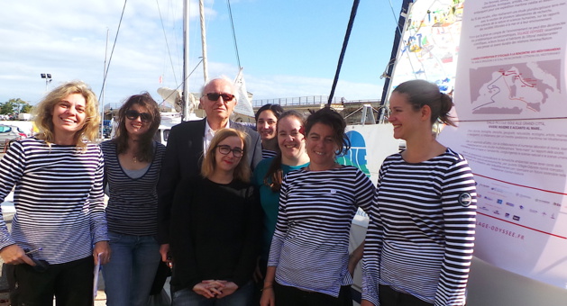 Jean-Valère Geronimi a accueilli l'expédition "Sillage" lundi matin