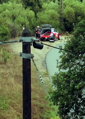 Le Tour de Corse dans la tourmente : Elfyn Evans (Ford Fiesta) a pris les commandes Le Tour de Corse dans la tourmente : Elfyn Evans (Ford Fiesta) a pris les commandes