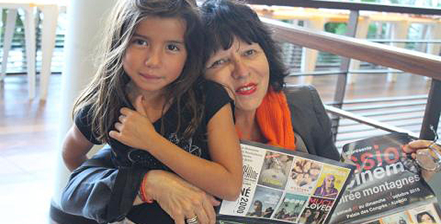 Jeanne-Paule de Rocca Serra, et sa petite fille, étaient heureuses de lancer cette nouvelle édition du Festival Passion Cinéma