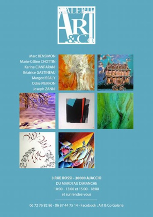 Ajaccio : L’association Art & Co Galerie, une association d'artistes que rien n'arrête!