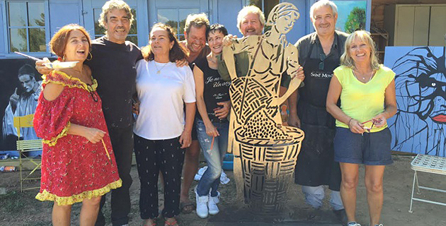 Venzolasca : L’Atelier du sculpteur Frets décoré par un collectif d’artistes