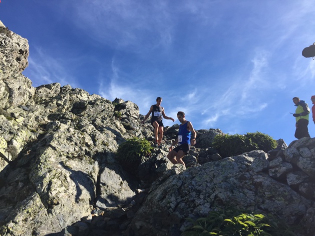 L. Santelli et G. Peretti, habitués des chemins techniques. (© Thierry Antoine Vittori) L. Santelli et G. Peretti, habitués des chemins techniques. (© Thierry Antoine Vittori)