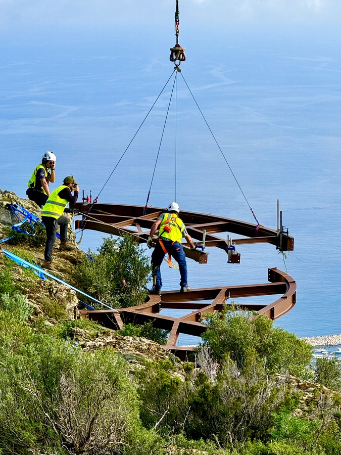 La passerelle de Ville di Pietrabugno ce mercredi 6 novembre 2024. La passerelle de Ville di Pietrabugno ce mercredi 6 novembre 2024.