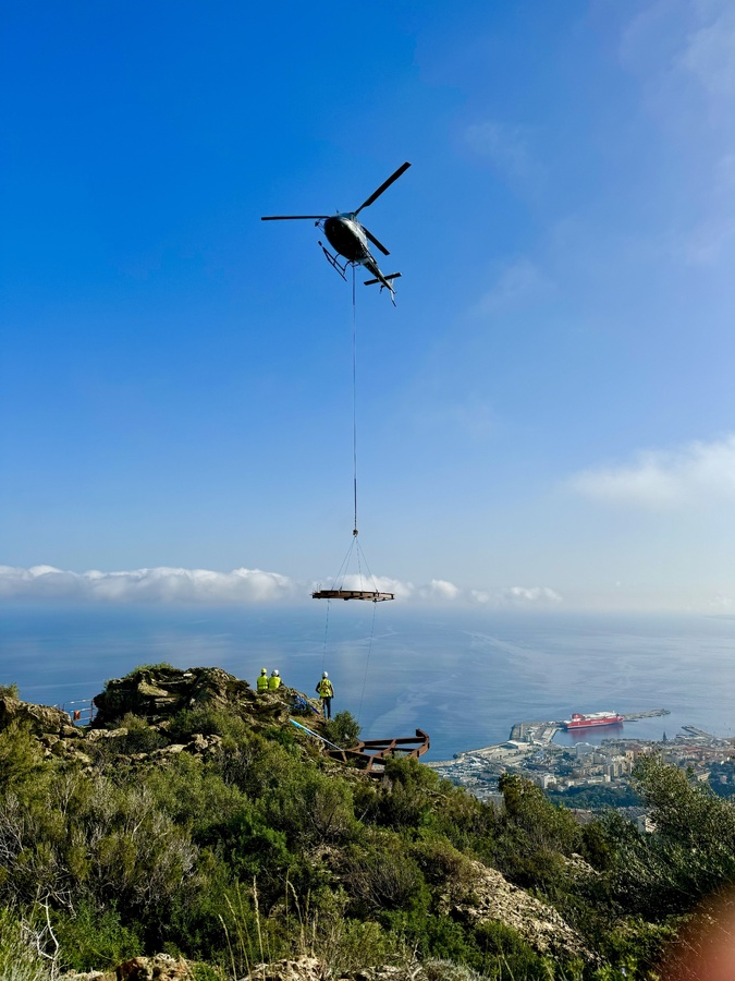 La passerelle de Ville di Pietrabugno ce mercredi 6 novembre 2024. La passerelle de Ville di Pietrabugno ce mercredi 6 novembre 2024.