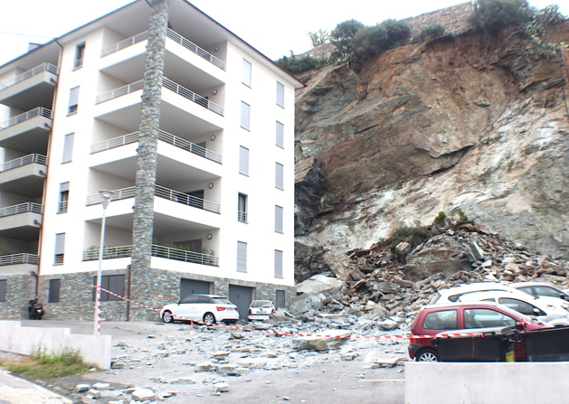 Eboulement de Ville-di-Pietrabugno : Le témoignage des habitants Eboulement de Ville-di-Pietrabugno : Le témoignage des habitants