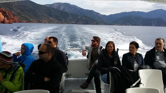 Les gestionnaires d'aires marines protégées à la découverte de la réserve de Scandola Les gestionnaires d'aires marines protégées à la découverte de la réserve de Scandola