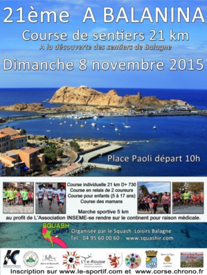 Plein les yeux pour la 21ème édition de la course pédestre A Balanina