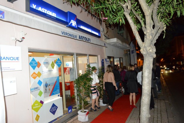 Inauguration à Calvi de l'agence AssurBanque Axa Véronique Astolfi