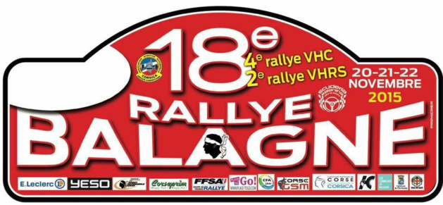 Rallye automobile de Balagne du 20 au 22 novembre Rallye automobile de Balagne du 20 au 22 novembre