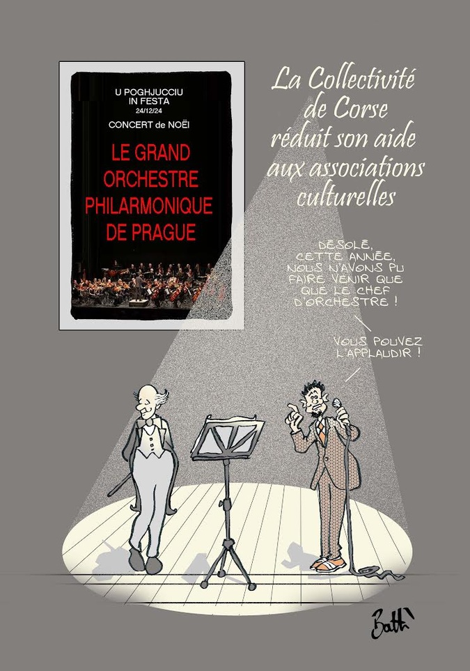 Le dessin de Battì : les associations culturelles au pain sec Le dessin de Battì : les associations culturelles au pain sec