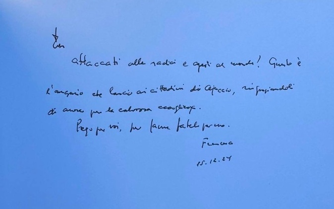 EN DIRECT : vivez avec CNI la visite historique du Pape François en Corse EN DIRECT : vivez avec CNI la visite historique du Pape François en Corse