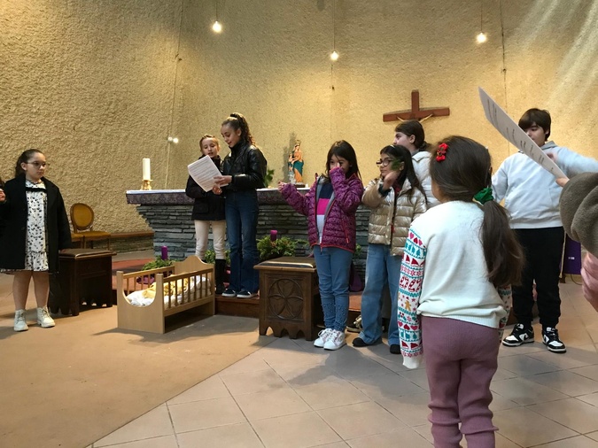 Bastia : Dernières répétitions pour la crèche vivante de Notre-Dame des Victoires Bastia : Dernières répétitions pour la crèche vivante de Notre-Dame des Victoires