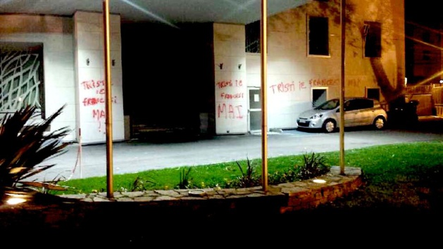 Marseillaise à Furiani : Tags sur les murs de la mairie de Bastia et polémique…