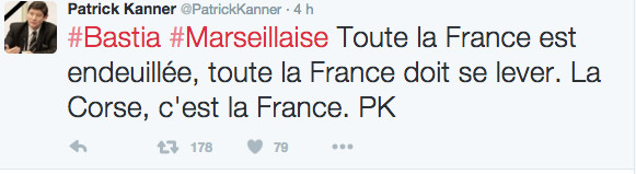 Marseillaise à Furiani : Tags sur les murs de la mairie de Bastia et polémique…