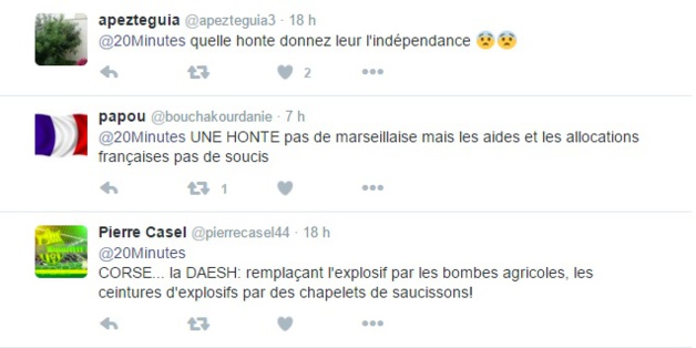 Marseillaise à Furiani : Déferlement de haine sur internet envers "les Corses" Marseillaise à Furiani : Déferlement de haine sur internet envers "les Corses"