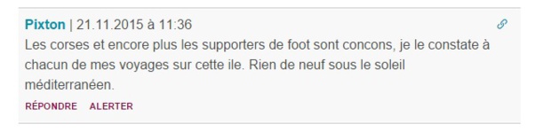 Marseillaise à Furiani : Déferlement de haine sur internet envers "les Corses" Marseillaise à Furiani : Déferlement de haine sur internet envers "les Corses"