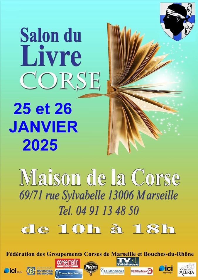 Le Salon du Livre Corse à Marseille met la littérature insulaire à l'honneur Le Salon du Livre Corse à Marseille met la littérature insulaire à l'honneur