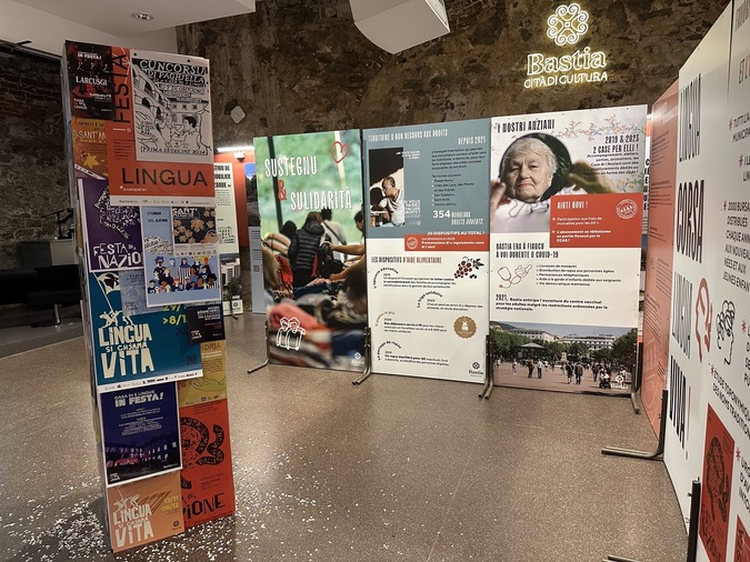 L'exposition éphémère sur les 10 ans de la mandature nationaliste, au musée de Bastia. L'exposition éphémère sur les 10 ans de la mandature nationaliste, au musée de Bastia.