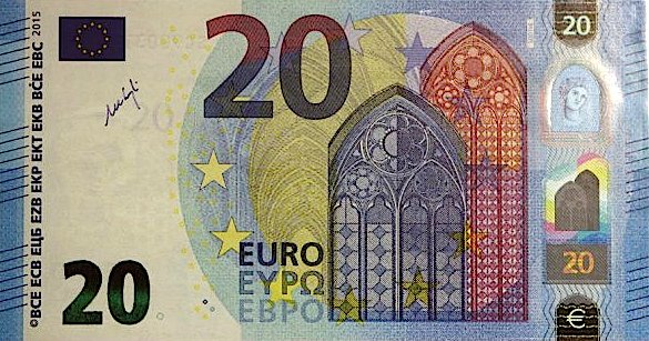 Bastia : Mise en circulation du nouveau billet de 20 €