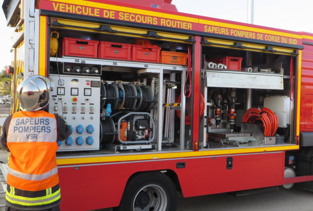 (Le Véhicule de Secours Routier d'Ajaccio - Image d'archive) (Le Véhicule de Secours Routier d'Ajaccio - Image d'archive)