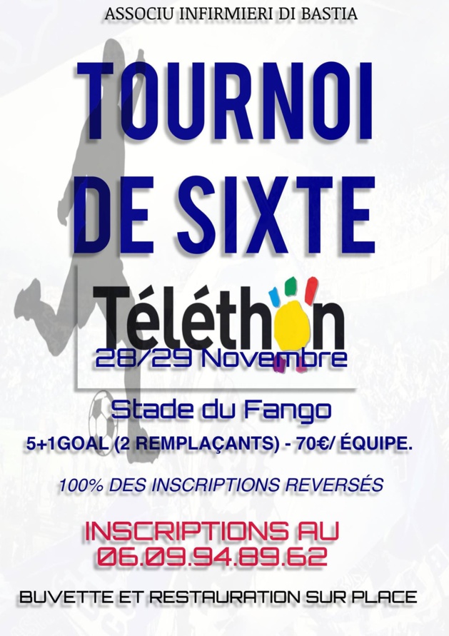 Téléthon 2015 : C'est parti depuis vendredi dans la région bastiaise Téléthon 2015 : C'est parti depuis vendredi dans la région bastiaise