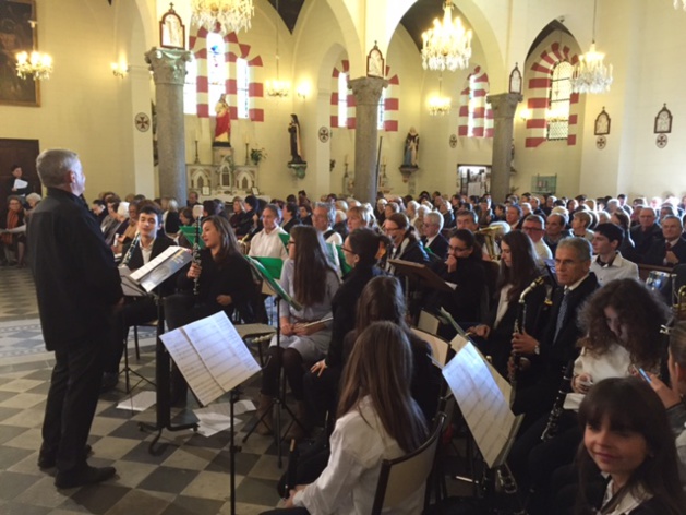La Lyre Bastiaise qui a joué pendant la celebration