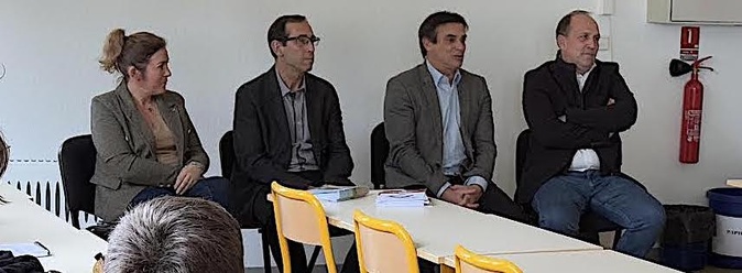 François-Xavier Ceccoli est venu échanger avec les élèves François-Xavier Ceccoli est venu échanger avec les élèves