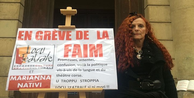 Ajaccio : Marianna Nativi cesse sa grève de la faim. Jean-Paul Poletti et Jacques Fieschi prennent le relais !